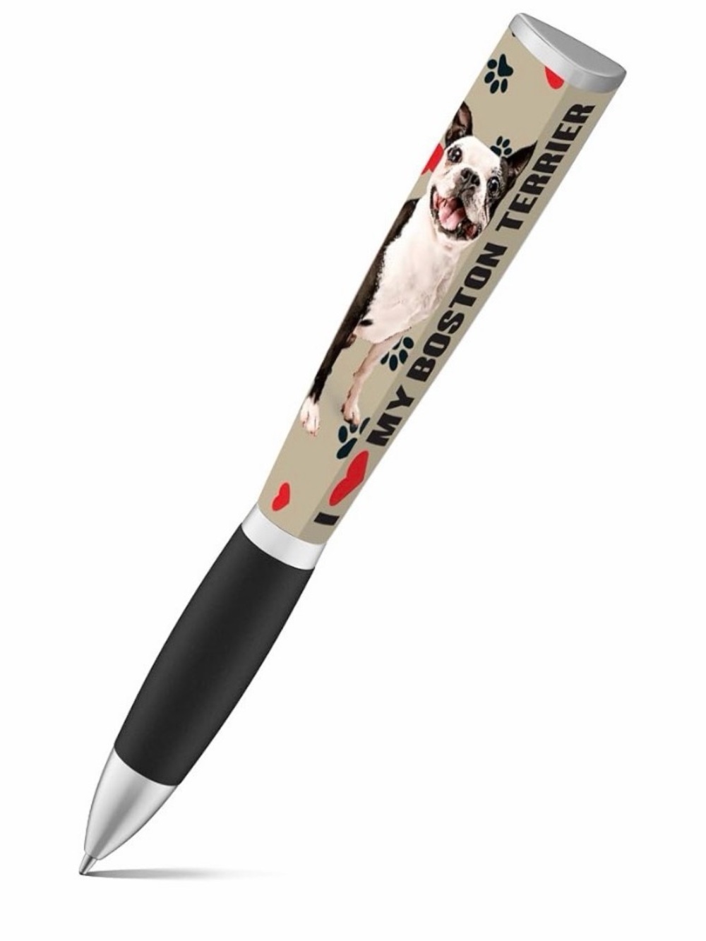 My Boston Terrier Beige & Black Pet-Themed Pen